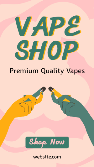 Premium Vapes Facebook story Image Preview