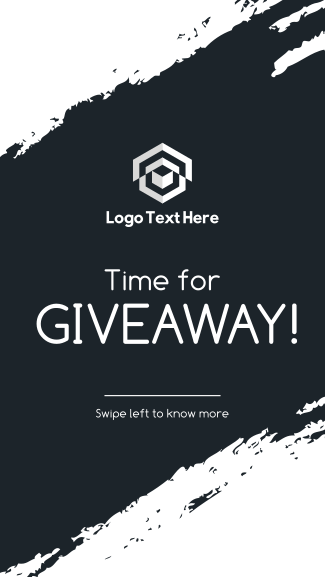 Time for Giveaway Facebook story