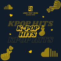 K-Pop Hits Instagram Post Design