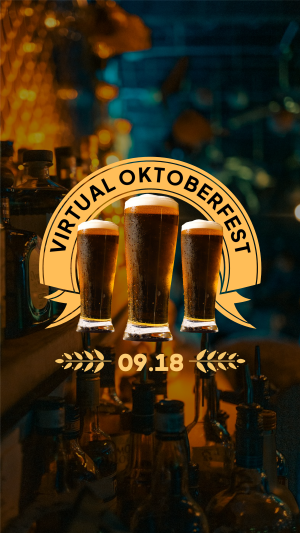 Virtual Oktoberfest Instagram story Image Preview