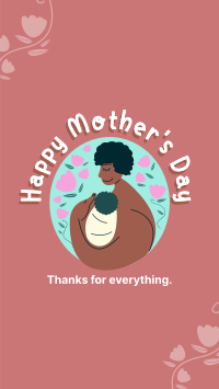 Maternal Caress Facebook Story Design