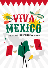 Mexican Independence Poster Design