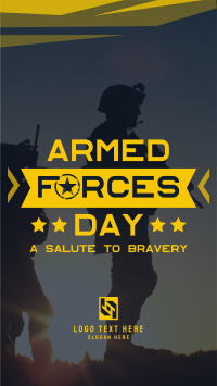 Armed Forces Day Facebook Story Design