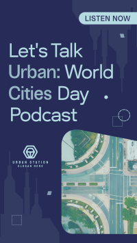 Urban City Podcast TikTok Video Image Preview