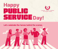 Playful Public Service Day Facebook post Image Preview