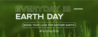 Sustainability Earth Day Facebook Cover Design