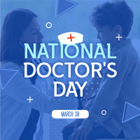 National Doctor's Day Instagram Post Design