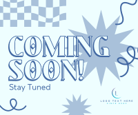 Coming Soon Curly Lines Facebook post Image Preview