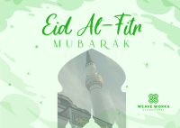 Joyous Eid Al-Fitr Postcard Image Preview