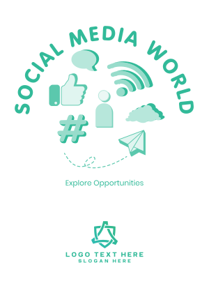 Social Media World Poster Image Preview