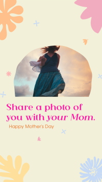 Photo with Mom Facebook Story Design