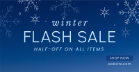 Winter Flash Sale Facebook Ad Design