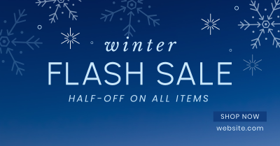 Winter Flash Sale Facebook ad Image Preview