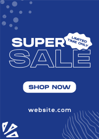 Modern Super Sale Poster Design