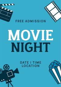 Cinema Movie Night Flyer Image Preview