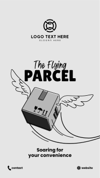 Flying Parcel Instagram story Image Preview