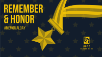 Memorial Day Badge Zoom Background Image Preview