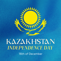 Kazakhstan Independence Day Instagram Post Design
