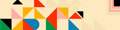 Squares And Triangles LinkedIn banner Image Preview