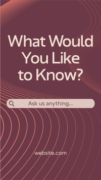 Minimalist Corporate FAQ TikTok Video Image Preview