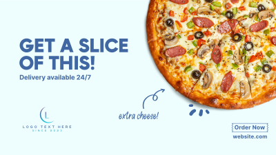 Pizza Slice Facebook event cover Image Preview