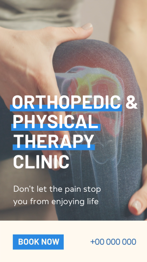 Orthopedic and Physical Therapy Clinic Instagram story Image Preview