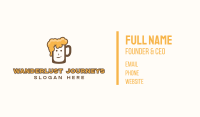 Bubbly Beer Man Business Card Image Preview
