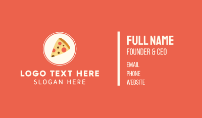 Pizza Restaurant Business Card
