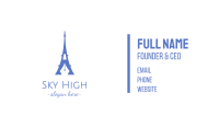 French Blogger Business Card Image Preview