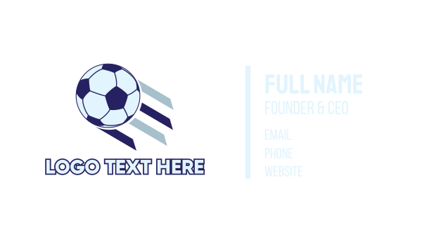 Soccer Ball Business Card Design Image Preview