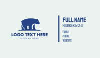 Arctic Polar Bear Business Card Preview
