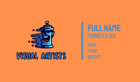 Cool Spray Paint Graffiti  Business Card Image Preview