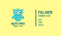 Baby Green Owl Business Card Image Preview