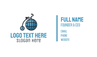 Global High Wheel Business Card Image Preview