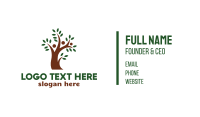 Brown Tree People  Business Card Image Preview