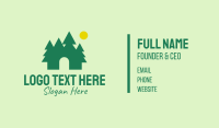 Nature Park Outdoor Business Card Image Preview