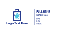 Water Bag Business Card Image Preview