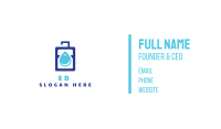 Water Bag Business Card Image Preview