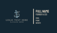 Anchor Rope Letter B Business Card Image Preview