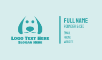 Cute Dog Veterinary Business Card Image Preview