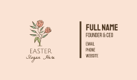 Natural Rose Flowers  Business Card Image Preview