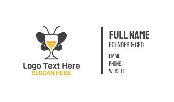 Honey Juice Business Card Design Image Preview