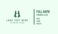 Forest Golf Business Card Preview