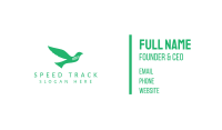 Green Peaceful Dove Business Card Image Preview