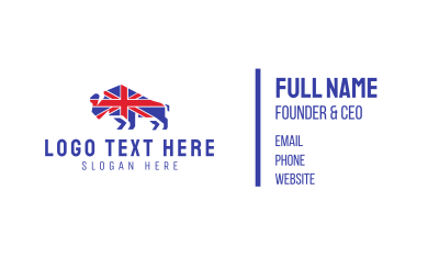 British Bison Business Card Image Preview