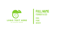 Chameleon Spiral Business Card Image Preview