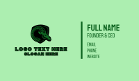 Green Ram Mascot Business Card Image Preview