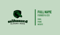 Green Ram Mascot Business Card Image Preview