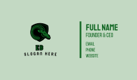 Green Ram Mascot Business Card Image Preview