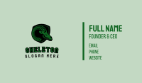 Green Ram Mascot Business Card Image Preview
